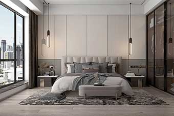 保定现代风格-卧室