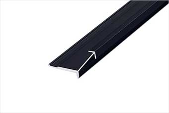 保定航空纤维墙咔铝合金阳角线(哑黑氧化)