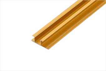 保定航空纤维墙咔铝合金带灯中条(钛金氧化)